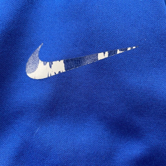 New York Giants Hoodie Mens XL Blue Team Issued Game Worn Coach Nike Pullover - Picture 7 of 11